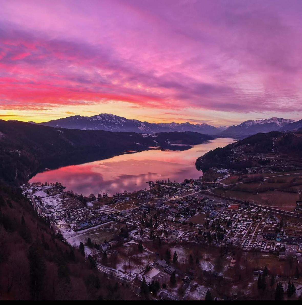 Stadtappartment Penthouse mit privatem Seezugang am Millstätter See Spittal an der Drau Buitenkant foto